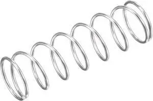 Compression Spring,304 Stainless Steel,16mm OD,1.2mm Wire Size,9mm Compressed Length,50mm Free Length,15.7N Load Capacity, Silver Tone,10pcs