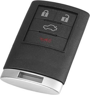 Replacement Keyless Entry Remote Car Key Fob OUC6000066 315MHz for Cadillac STS 2008-2011 DTS 2008-2011 CTS 2008-2013 22889449 4 Key Button