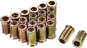 5/16"-18x25mm Threaded Insert Nuts Hex Socket Drive for Wood Furniture 40pcs