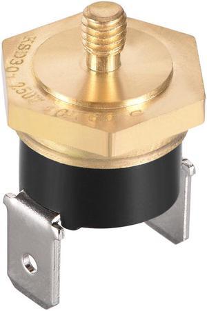 KSD301 Thermostat, Temperature Control Switch 60°C Copper M4 Normally Closed N.C 10A