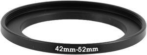 Camera Parts 42mm-52mm Lens Filter Step Up Ring Adapter Black