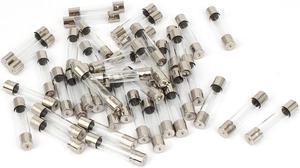 6mmx30mm Quick Blow Fast Acting Cartridge Glass Tube Fuses 25A 250V 35pcs