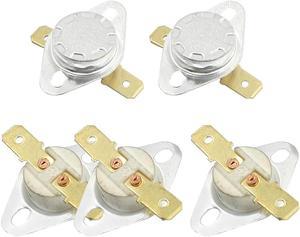 Unique Bargains 5 Pieces 16mm Dia Ceramic Thermostat NC Temperature Switch KSD301 85C