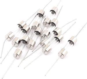 Unique Bargains Electrical Fast Blow Axial Leaded Glass Tube Fuses 5 x 20mm 250V 1A 10pcs