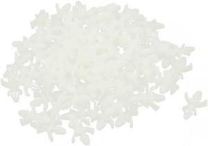 Unique Bargains 100 Pcs Nylon Push-in Style Standoff PCB Support Spacer 5mmx3mm