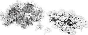 50 Pieces Battery Connecting Spring Lamination Contact Plate for AA Batteries