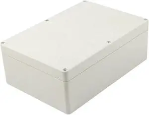 265mm x 185mm x 95mm Plastic Outdoor Electrical Enclosure Junction Box Case Gray
