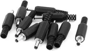 10Pcs 3.5mmx1.3mm Male Solder DC Power Barrel Tip Plug Jack Connector