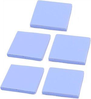 5Pcs Blue Thermal Pad GPU CPU Heatsink Cooling Conductive Silicone 30mmx30mmx2mm