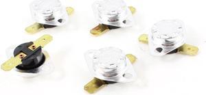 Unique Bargains 5pcs 65C 149F NC Normal Close Thermostat Temperature Thermal Switch KSD301