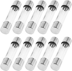 Unique Bargains 10pcs Quick Fast Blow 6x30mm Glass Tube Fuses 250V 15A