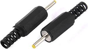 2pcs 2.5mm x 0.7mm Dia Solder DC Power Cable Socket Male Plug Connector Adapter