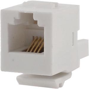 Unique Bargains Clip In RJ11 Telephone Modular Keystone Jack Module Replacement