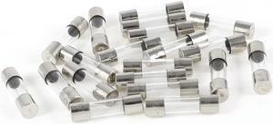 Unique Bargains 20 Pcs 5mm Dia 20mm Length Fast Blow Clear Glass Fuse 5A 250V