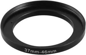 Camera Lens Filter Step Up Ring 37mm to 46mm Adapter Black