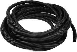 Unique Bargains 10mm Diameter Flexible Corrugated Conduit Tube Pipe Hose Tubing 8M 26Ft