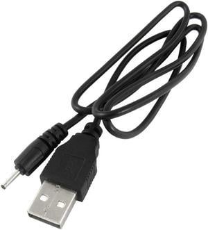 Unique Bargains Black USB Charger Cable DC 2.0mm for Nokia 5230 5320 5310