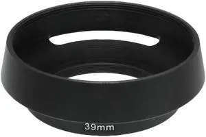 Metal 39mm Screw-in Vented Hood for Leica Summicron Elmar Lens