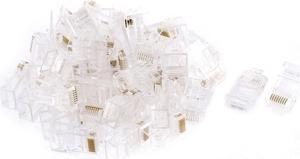 Unique Bargains 40 Pcs RJ45 8P8C Network Cable Modular Plug Jack Connector
