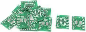 Unique Bargains 10 Pieces SSOP16 SOP16 0.65mm 1.27mm to DIP 16Pin 2.54mm IC PCB Adapter