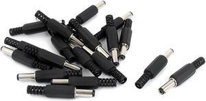 5.5mm x 2.5mm DC Power Male Plug Socket Adapter Connector 19pcs