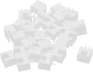 Unique Bargains 27 x Plastic Housing 2P 2.54mm Pitch XH Type JST Connector White