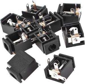 Unique Bargains 5.5mm x 2.1mm Female DC Power Jack Socket PCB Mount Connector Adapter 10 Pcs