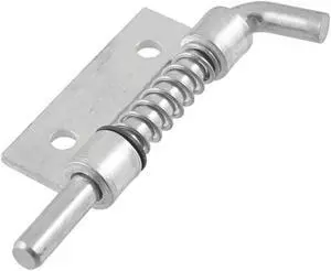 Unique Bargains Hardware Spring Loaded Metal Security Barrel Bolt Latch 2" Long