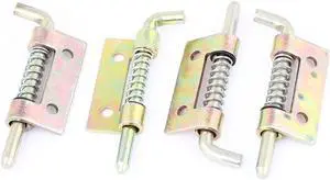 4 Pcs Hardware Spring Loaded Metallic Security Barrel Bolt Latch