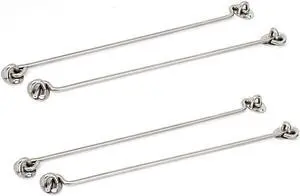 4pcs 14" Long Door Window Hardware Cabin Hooks Catch Eye Latch Lock
