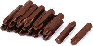 Unique Bargains 5/16" Hex Shank Magnetic PH4 Phillips Screwdriver Bits Brown 20pcs