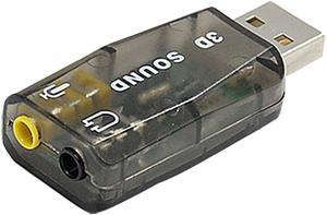 Unique Bargains Audio Sound Card Microphone Adapter for PC Computer