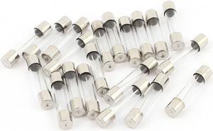 Unique Bargains 20pcs 6x30mm 15A 250V Quick Blow Fast Acting Cylindrical Glass Tube Fuse