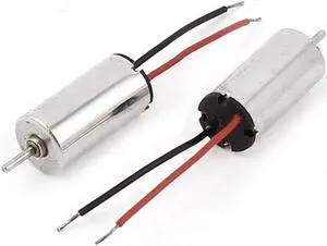 2 Pcs DC 1.5V-4.5V 40000RPM Speed 6mm x 12mm Mini Micro Coreless Motor