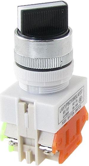 Industrial Panel Mounting 4 Terminals 2 Position Rotary Switch