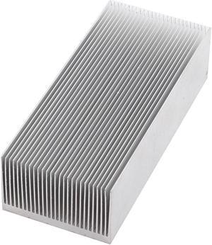 Aluminum Heat Radiator Heatsink Cooling Fin 150x69x37mm Silver Tone