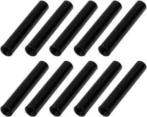 10Pcs M3 x 30mm Round Aluminum Column Alloy Standoff Spacer Stud Fastener Black