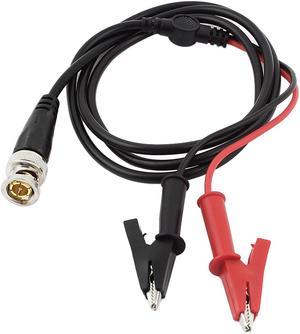 BNC Male Connector to Alligator Test Lead Clip Probe Cable Wire 1.1M