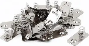 Metal AA Battery Connection Spring Lamination Contact Plate 30 Pcs