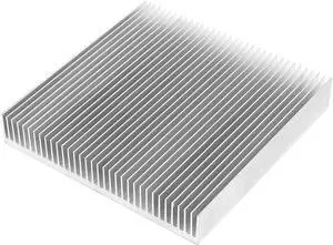 Silver Tone Aluminum Cooler Radiator Fin Heat Sink Heatsink 90mm x 90mm x 15mm