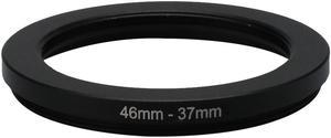 Camera Part 46mm-37mm Lens Filter Step Down Ring Adapter Black