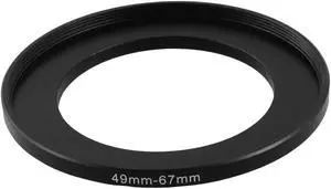 Camera 49mm-67mm Metal Step Up Filter Ring Adapter