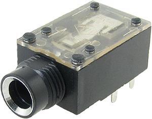 6.5mm 1/4" Stereo Jack PCB Panel Mount Connector Cable Plug 9 Pin