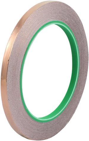 6mm Copper Foil Tape Shielding Tape for EMI EMF and RFI Shielding Conductive Adhesive Tape 20m/65.6ft