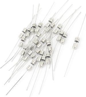 20pcs AC 250V 800mA 4x11mm Slow-blow Acting Axial Lead Glass Fuse