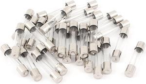 250V 7A Fast Quick Blow Glass Tube Fuses 6mm x 30mm 20 Pcs