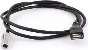 USB Female Adapter Cable for Toyota Camry Venza Yaris Leuxs