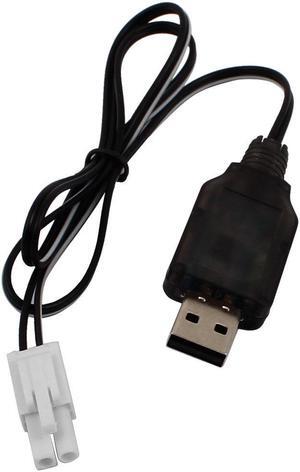EL-2P Reverse USB Charging Cable for RC Car 7.2V 250mA Ni-MH Ni-CD Battery