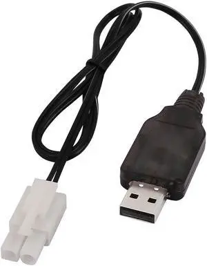 L6.2-2P USB Power Charging Cable for RC Car 9.6V 200mA Ni-MH Ni-CD Battery