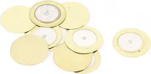 10 Pcs 15mm Diameter Piezoelectric Copper Buzzer Film Gasket